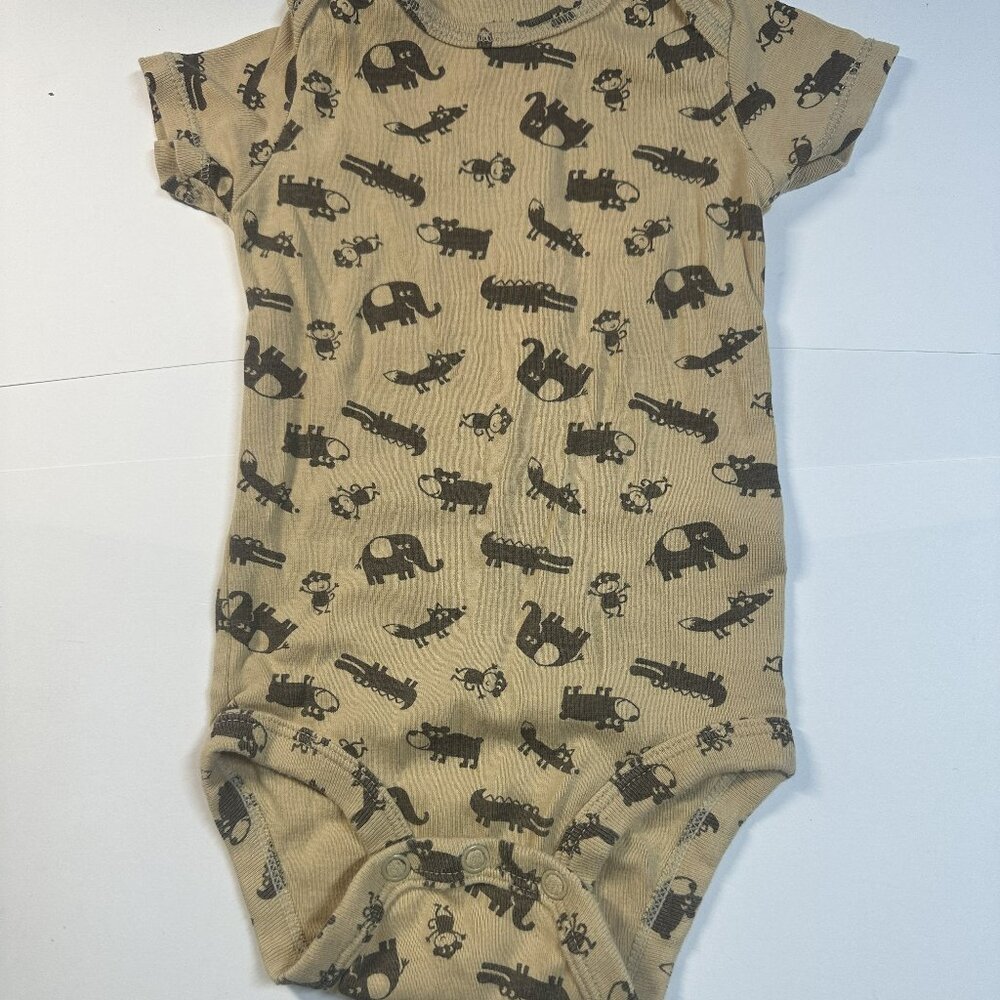 Baby Boy Onesie Bundle 5-Pack Bodysuit Set Long & Short Sleeve Size 6–9 Months